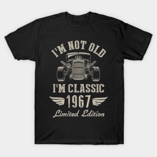 I'm Classic Car 55th Birthday Gift 55 Years Old Born In 1967 T-Shirt